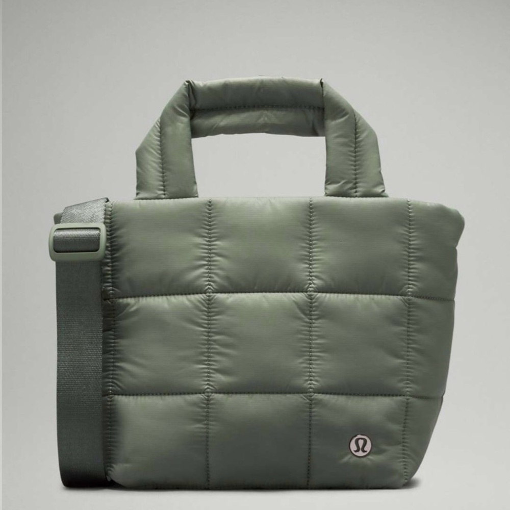 lululemon athletica Quilted Grid Tote Bag Mini 5L Grey